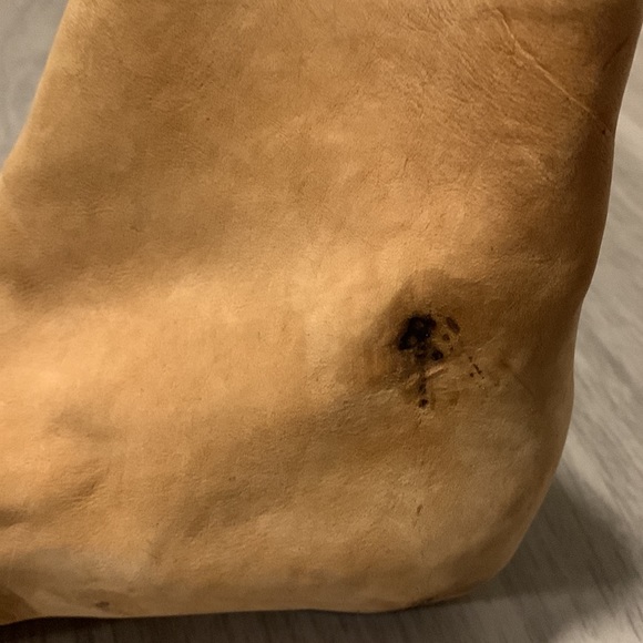 Giuseppe Zanotti tan booties with gold zipper - Picture 3 of 8